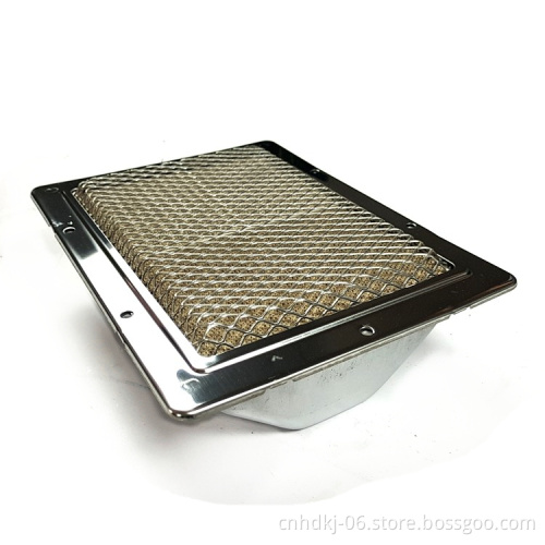 Smokeless Infrared catalyst natural gas burner HD220 for bbq grill prototype